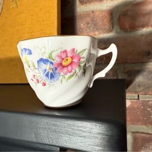Floral Bone China Teacup made in England